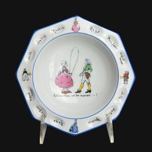 Paragon Fine Bone China Bowl Childs Future Telling Series England Vintage 6.5in